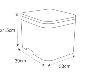 diagram of ogo nomad with dimension measurements